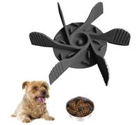 XIMEY Comedero Perros Lento de Silicona, Comedero Perro Antivoracidad, Slow Feeder, Inserto de Alimentador Lento de Perro con 19 Ventosas Resistentes, para Perros, Gatos (Gris)