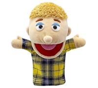 XIMEY Marionetas de Mano Niños, Marionetas de Cuerda, Marioneta Peluche Mano, Títere de Mano para Cuenta Cuentos, Enseñar y Realizar Juegos Interactivos, Regalo de Cumpleaños (Hijo, 30cm)