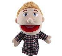 XIMEY Marionetas de Mano Niños, Marionetas de Cuerda, Marioneta Peluche Mano, Títere de Mano para Cuenta Cuentos, Enseñar y Realizar Juegos Interactivos, Regalo de Cumpleaños (Papá, 30cm)