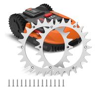 XIMEY Picos para Robot Cortacésped, 2 Piezas Picos Robóticos de para Cortacésped, Clavos de Acero Inoxidable para Worx Landroid L, Tamaño de Rueda 225 mm, Mejora de Tracción para Robot Cortacésped