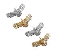 Ximimark 4 piezas Vintage Eagle Spread Wing Horquilla Top Clip de Cabeza Clip Clip de Primavera Clip Clip de Primavera Accesorios para el Cabello Headwear