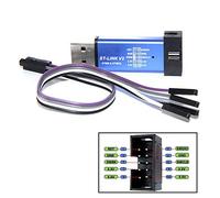 Ximimark Unidad de programación ST-Link V2 Shell Mini STM8 STM32 Emulador Downloader