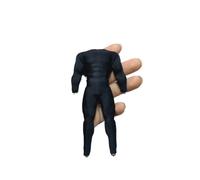 ximitoy 1/12 Soldado Ropa Mono Medias de Tela para 6 '' GW Mezco Vtoys Modelo (negro)