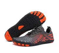 Ximlc Zapatos de conexión a Tierra con Cobre, Zapatos Descalzos de conexión a Tierra con Cobre, Calzado de conexión a Tierra for Mujeres y Hombres con neuropatía(Orange C,44)