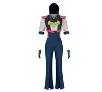Ximman Disfraz de anime JJBA de Jodio Joestar, disfraz de cosplay de JJBA, conjunto de uniforme de cosplay de Jodio Joestar para Halloween, juego de rol, disfraz de fiesta de anime