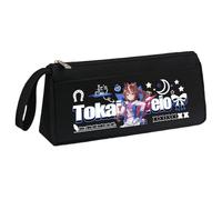 Ximman Estuche para lápices de la semana especial de anime Oguri Cap Papelería Tokai Teio Pen Punch Anime dibujos animados 3D impreso gran estuche de almacenamiento para estudiantes temporada escolar