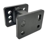 XIMPLIO Adaptador alargador de gancho para bola de brida de remolque AHK con ABE (75 mm)