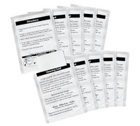 Xinafan 10 tarjetas de limpieza 60622 compatibles con Dymo LabelWriter 550 450 5XL 4XL Hojas de limpieza para impresora de etiquetas, 3.375 x 2.125 pulgadas, lector de tarjetas POS Direct Thermal