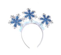 XINAJUND Aro de cabeza de copo de nieve, adorno festivo para el pelo, versátil herramienta de estilo para niños y adultos, accesorios para fotos