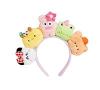 XINAJUND Diadema de oso peludo con orejas de animales de dibujos animados, suministros de Halloween, adorable juego de rol de gato para eventos de fans