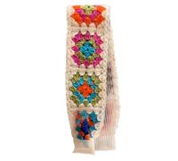 XINAJUND Diadema de punto para adultos, ajustable, elegante, floral, bordada, decoración para el cabello para uso diario y viajes