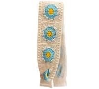 XINAJUND Diadema de punto para adultos, ajustable, elegante, floral, bordada, decoración para el cabello para uso diario y viajes