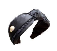 XINAJUND Elegante aro de encaje para el pelo, llamativo tocado de encaje para maquillaje casual