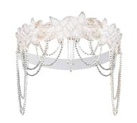 XINAJUND Elegante diadema de diamantes de imitación para mujer, diadema de los años 20, diadema para vestido de noche, fiesta de música