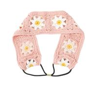 XINAJUND Elegante diadema de ganchillo para viajes, pañuelo artístico para mujer, uso diario