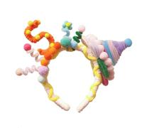 XINAJUND Tocado de vacaciones para niños, aro para el pelo, actuaciones escénicas, banda para el pelo, estilos dulces para niños y niñas