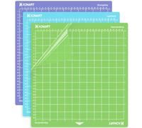 XINART Accesorios para estera de corte Cricut, 3 unidades, 30,5 x 30,5 cm, para Cricut Maker 3/Maker/Explore 3/Air 2/Air/One, repuesto para proyectos de arte y manualidades (azul, verde, morado)