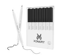 XINART Bolígrafos negros para Cricut Maker 3/Explore 3/Air 2, Ultimate Fine, punta fina, doble punta, 7 unidades (0,4 puntas y 1,0 puntas), bolígrafo de escritura para máquina Cricut