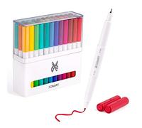 XINART Rotuladores de doble punta para Cricut Maker 3 / Explore 3 Air 2 / Air, juego de rotuladores de doble punta con 33 colores compatibles con máquina de corte Cricut (0,4 puntas y 1,0 puntas,