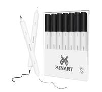 XINART Rotuladores negros para lápices Cricut Joy Extra Ultimate de punta fina y doble, 7 unidades (0,4 y 1,0), rotulador de punta fina