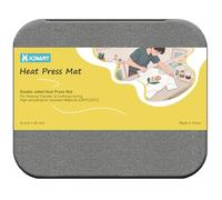 XINART Tapete plegable de prensa de calor para Cricut Easypress transferencia de prensa de calor HTV proyectos de tinta infusible de vinilo protege la alfombrilla de críquet, más gruesa 1.8 cm/doble
