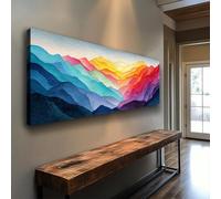 XINBAO Cuadro de pared horizontal estrecho sobre lienzo, arte de naturaleza horizontal ancho, impresión en lienzo enmarcada para oficina, habitaciones o pasillos (40x120cm/sin marco)