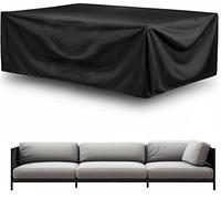 XINBAO Cubierta para muebles de jardín, 130 x 75 x 80 cm, impermeable, protección UV, para mesas de jardín, muebles de terraza, protección contra la lluvia y el polvo, resistente carga pesada, tejido
