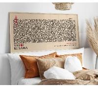 XINBAO Póster de Yayoi Kusama: arte abstracto japonés, decoración de pared, lienzo, pósteres e impresiones panorámicas (80 x 160 cm/marco interior)