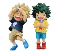 Xinchangda 2 figuras MHA Midoriya Izuku/Bakugou Katsuki de anime Midoriya Izuku, figura de acción, modelo de PVC, estatua de personaje de anime MHA, adorno coleccionable