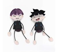 Xinchangda 2 llaveros de peluche de Soshiro Hoshina de anime Narumi Gen con figura de peluche, almohada de algodón PP de 10 cm, colgante de bolsa de llaves, decoración de sofá, regalo coleccionable