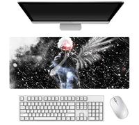 Xinchangda Alfombrilla de ratón Tokyo Ghoul Kirishima Toka Kaneki Ken Anime Mouse Pad 400 x 900 mm Alfombrilla grande para mouse para juegos, base de goma antideslizante para escritorio en casa,