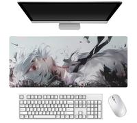 Xinchangda Alfombrilla de ratón Tokyo Ghoul Kirishima Toka Kaneki Ken Anime Mouse Pad 400 x 900 mm Alfombrilla grande para mouse para juegos, base de goma antideslizante para escritorio en casa,