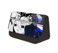 Xinchangda Blue Lock - Estuche para lápices Isagi Yoichi Seishiro Nagi con estampado de anime de gran capacidad, para niños y niñas, suministros escolares, Tipo 8, 22*13*7.5cm, Estuche para lápices