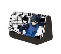 Xinchangda Blue Lock - Estuche para lápices Isagi Yoichi Seishiro Nagi con estampado de anime de gran capacidad, para niños y niñas, suministros escolares, Tipo 4, 22*13*7.5cm, Estuche para lápices