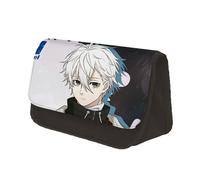 Xinchangda Blue Lock - Estuche para lápices Isagi Yoichi Seishiro Nagi con estampado de anime de gran capacidad, para niños y niñas, suministros escolares, Tipo 13, 22*13*7.5cm, Estuche para lápices