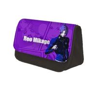 Xinchangda Blue Lock - Estuche para lápices Isagi Yoichi Seishiro Nagi con estampado de anime de gran capacidad, para niños y niñas, suministros escolares, Tipo 7, 22*13*7.5cm, Estuche para lápices