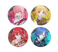 Xinchangda Bocchi the Rock Metal Badge Collection: Kita Ikuyo, Goto Hitori, Yamada Ryo, Ijichi Nijika Anime Character Badges - Multicolor, Unisex, Broche Pin - Regalo de Navidad y cumpleaños