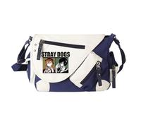 Xinchangda BSD Dazai Osamu - Bolso bandolera Ranpo Edogawa, bolso cruzado de anime Nakahara Chuuya, bolso de mano de gran capacidad, casual, ligero, a la moda, para mujeres y hombres, trabajo, viajes