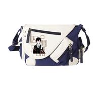 Xinchangda BSD Dazai Osamu - Bolso bandolera Ranpo Edogawa, bolso cruzado de anime Nakahara Chuuya, bolso de mano de gran capacidad, casual, ligero, a la moda, para mujeres y hombres, trabajo, viajes