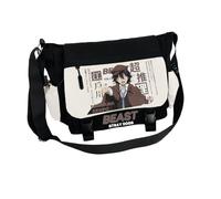 Xinchangda BSD Dazai Osamu - Bolsos cruzados de anime Nakahara Chuuya, bolsa de mensajero Nakajima Atsushi, bolsa cruzada ligera e impermeable con solapa y correa ajustable, tipo 5, 30 x 26 x 11CM