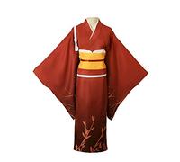 Xinchangda BSD - Disfraz de cosplay de Izumi Kyouka de Dazai Osamu/Nakahara Chuuya, traje de cosplay de anime con kimono rojo, disfraz de cosplay de anime, disfraz para Halloween, carnaval, fiesta