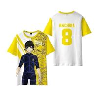 Xinchangda Camiseta Anime Blue Lock, Isagi Yoichi/Seishiro Nagi/Bachira Meguru camiseta de manga corta anime moda casual camisetas Manga Regalos, S