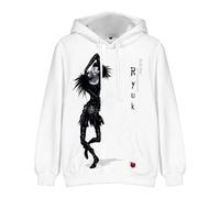 Xinchangda Death Note - Sudadera con capucha para adulto, diseño de anime Yagami con cordón y estampado 2D, ropa deportiva para hombres y mujeres, Tipo 6, M