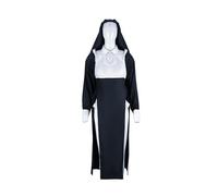 Xinchangda Disfraz sexy de vampiro Nonne para cosplay de Kostüm Eng anliegendes Halloween Kostüm gótico sirvienta Freche Nonne Rollenspiele Kostüm