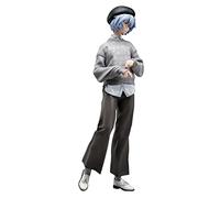 Xinchangda Figura de acción de anime Ayanami Rei, estatua de Ayanami de PVC, figuras de juguete de personajes de dibujos animados, modelo coleccionable, adornos de decoración de oficina y hogar