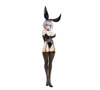Xinchangda Figura de acción negra de conejito con ilustración de anime, pintura original, estatua, modelo de personaje, colección de decoraciones de escritorio