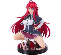 Xinchangda Figura de anime Rias Gremory, figura de sentadilla, uniforme, estilos ilustrativos, figura de Rias Gremory, modelo de PVC, adornos de escritorio, 14 cm