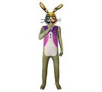 Xinchangda FNAF Niños Disfraz de Monstruo de Terror Cosplay Cinco Noches Juego de Payaso Mono de Halloween Disfraz de Juego de Rol con Cubrecabeza