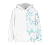 Xinchangda Frieren: Beyond Journey's End Anime Sudadera con capucha Frieren Stark Himmel Sudadera con capucha Fern Casual Manga Larga Sudaderas con capucha Impresión 3D Pullover, Tipo 5., L