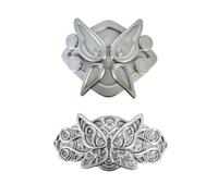 Xinchangda Frieren: Beyond Journey's End - Pulsera/anillo/horquilla de plata periférica, Himmel/Helecho/Frieren, accesorios de cosplay, pulsera, personalidad, regalos de cumpleaños, talla única, Plata